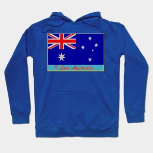 I Love Australia Hoodie